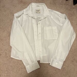Abercrombie & Fitch White Button Up